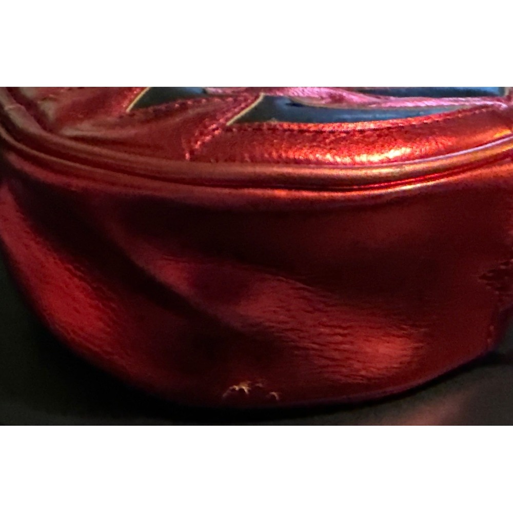 Pumpkin Kult Love Pain & Stitches Jack O Lantern Crossbody Purse Metallic Flaw - Picture 5 of 16
